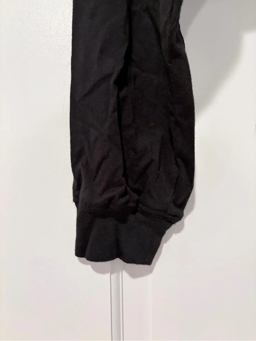 balera Black Cropped Long-Sleeve Crew Top